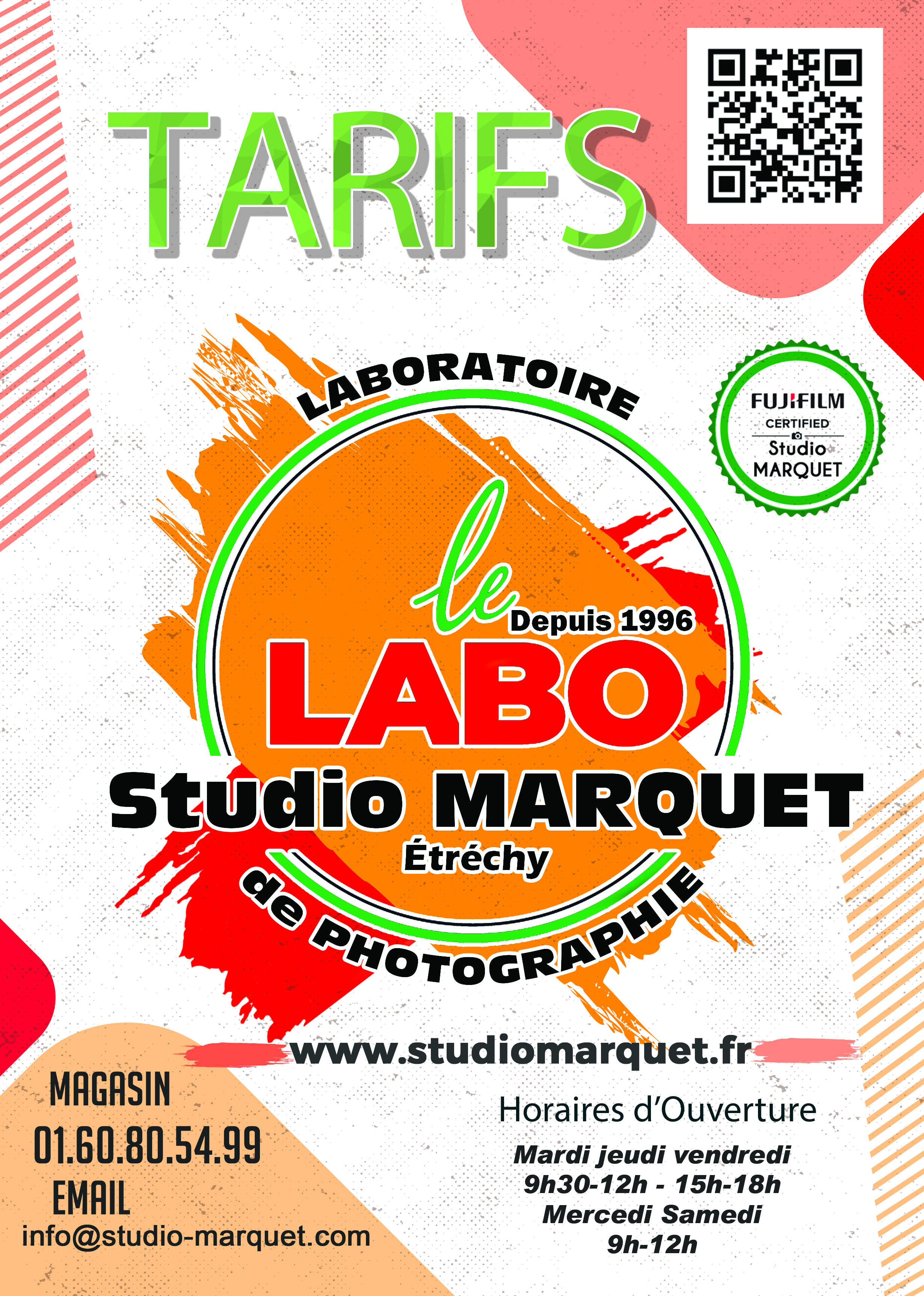 tarif labo studio marquet